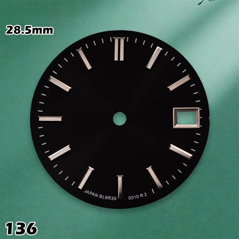 28.5mm Sunray S-type Dial NH35/NH36/4R/7S Movement High Quality Watches for men Watch Modification Accessories Repair Parts
