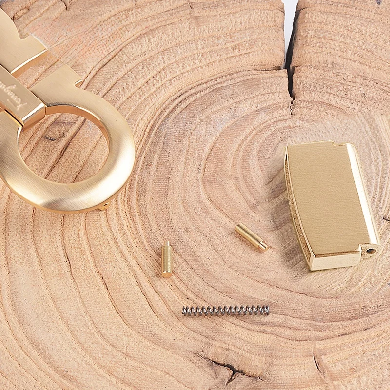 Repuestos para Hebillas de Cinturón , Pasador de Resorte, Tornillo de Cabeza Plana de Cobre para Reparación de Cintu...