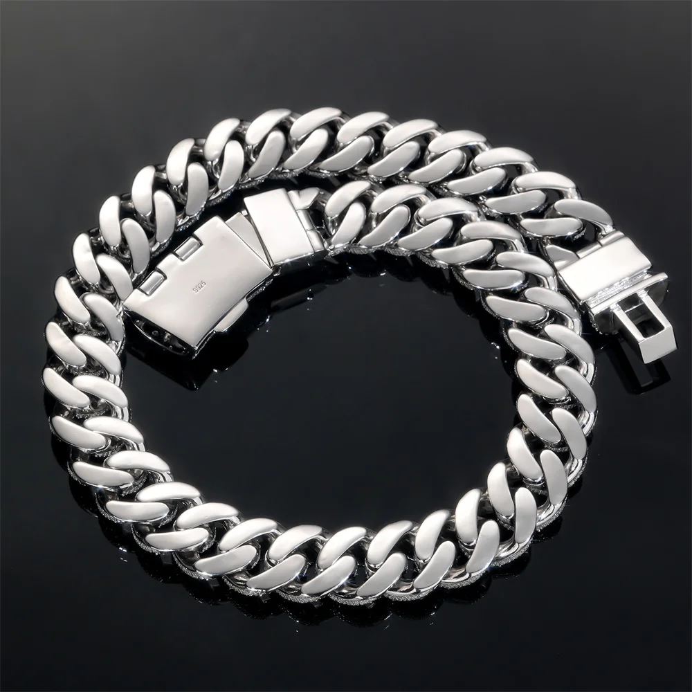 Icedminer 22mm Bubble Chain Iced Out Cuban Link Chain Necklaces For Men Women Brass Zircon Hip Hop Jewelry Free Shipping