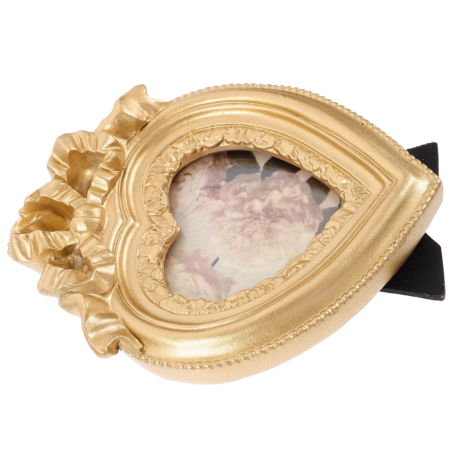 

Heart Photo Frame Retro Decor Vintage Picture Wedding Shaped Resin Office Hearts