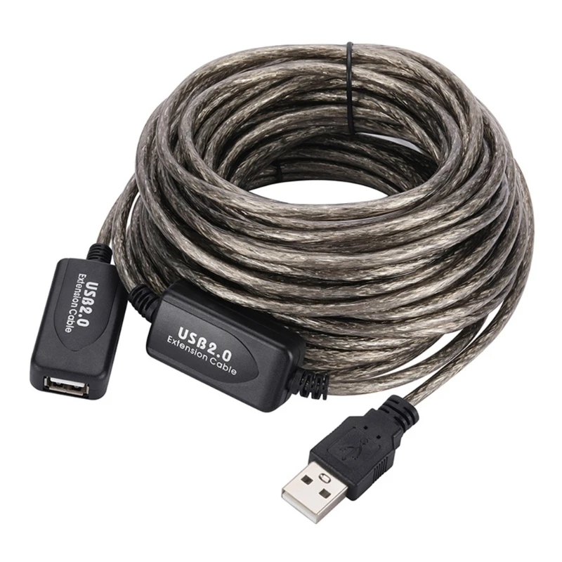 

Удлинительный кабель USB 2.0 30 м/20 м/15 м/5 м/10 м USB 2.0 удлинитель USB повторитель удлинитель с усилителем USB-кабель «папа-мама»