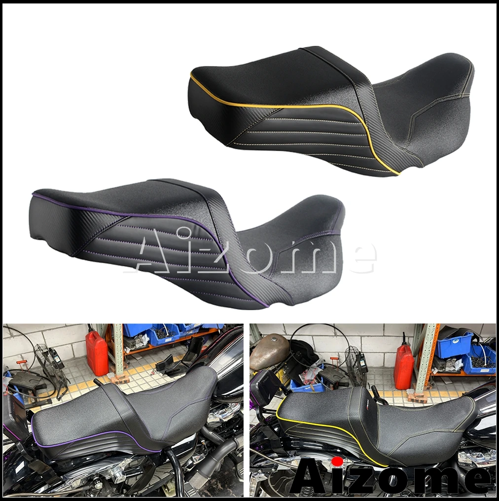 Motorcycle 2 UP Seat For Harley  Touring Seat Road King FLHRC FLHR Special FLHRXS CVO FLHRSE 2008-25 Street Glide FLHXST 2022-23
