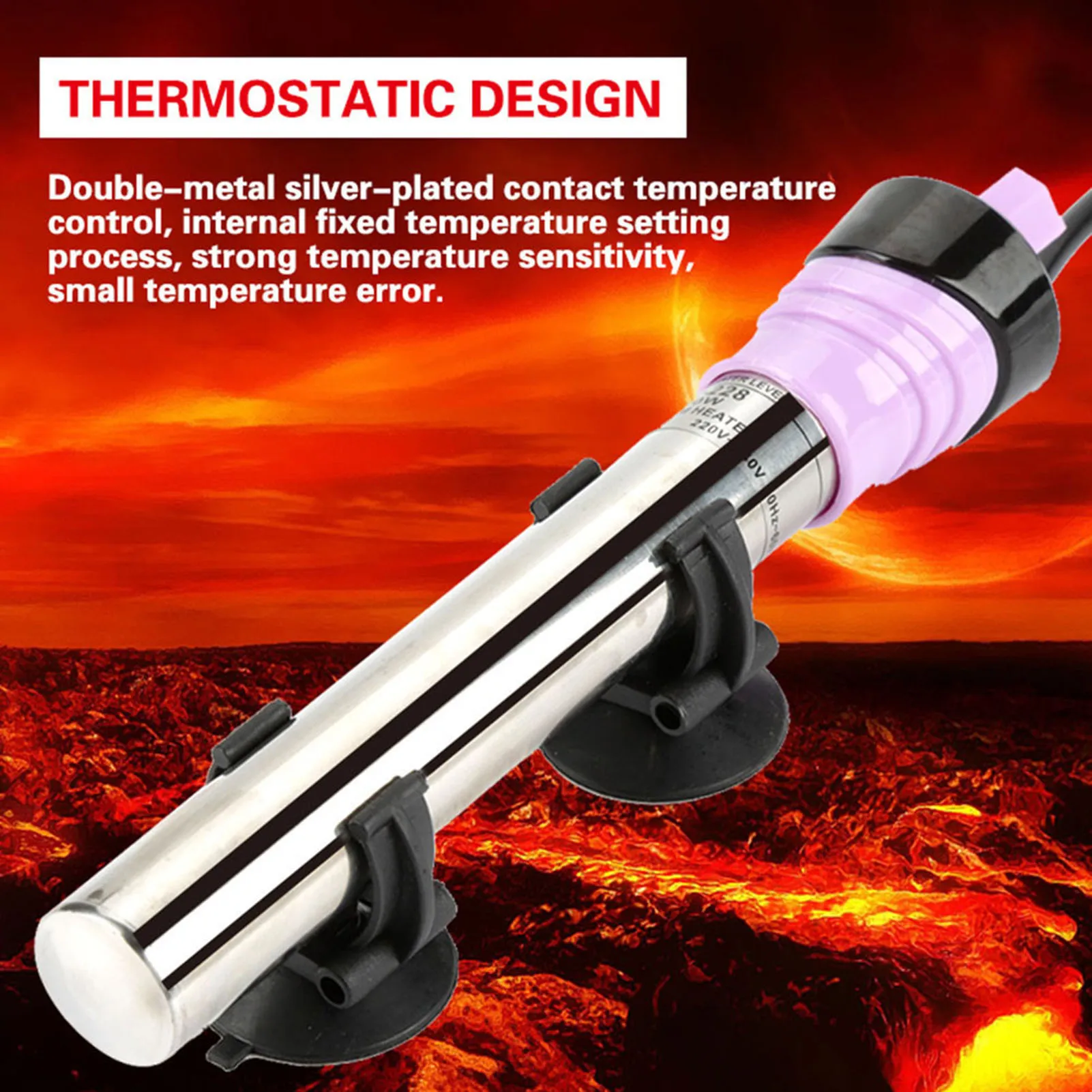Fish  Heating Bar Heating Bar Fish  Heating Bar Stainless Steel Auto Thermostatic Electric Heater Warmer Explosion Proof