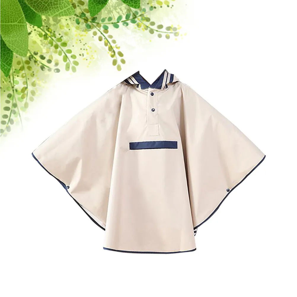

Raincoat Poncho Waterproof Hooded One-Piece Rainwear Lightweight Eco-Friendly Shake- Drops for Outdoor Travel