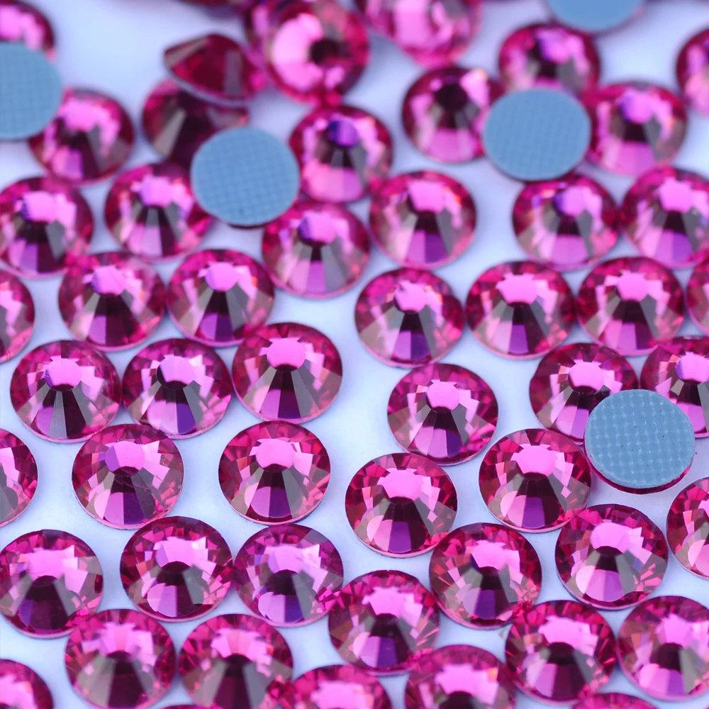 Neue Mesh-Kristalle in verschiedenen Farben, Hot-Fix-Strasssteine, Flachkristalle, Strass zum Aufbügeln, DIY-Deko für Kleidung und Handarbeiten. – Detail 4