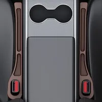 2pcs Car Seat Gap Filler Side Seam Plug Strip Styling Seat Gap Leak-proof Filling for BMW X5 G05 X6 G06 X7 G07 2019 2020 - 2024