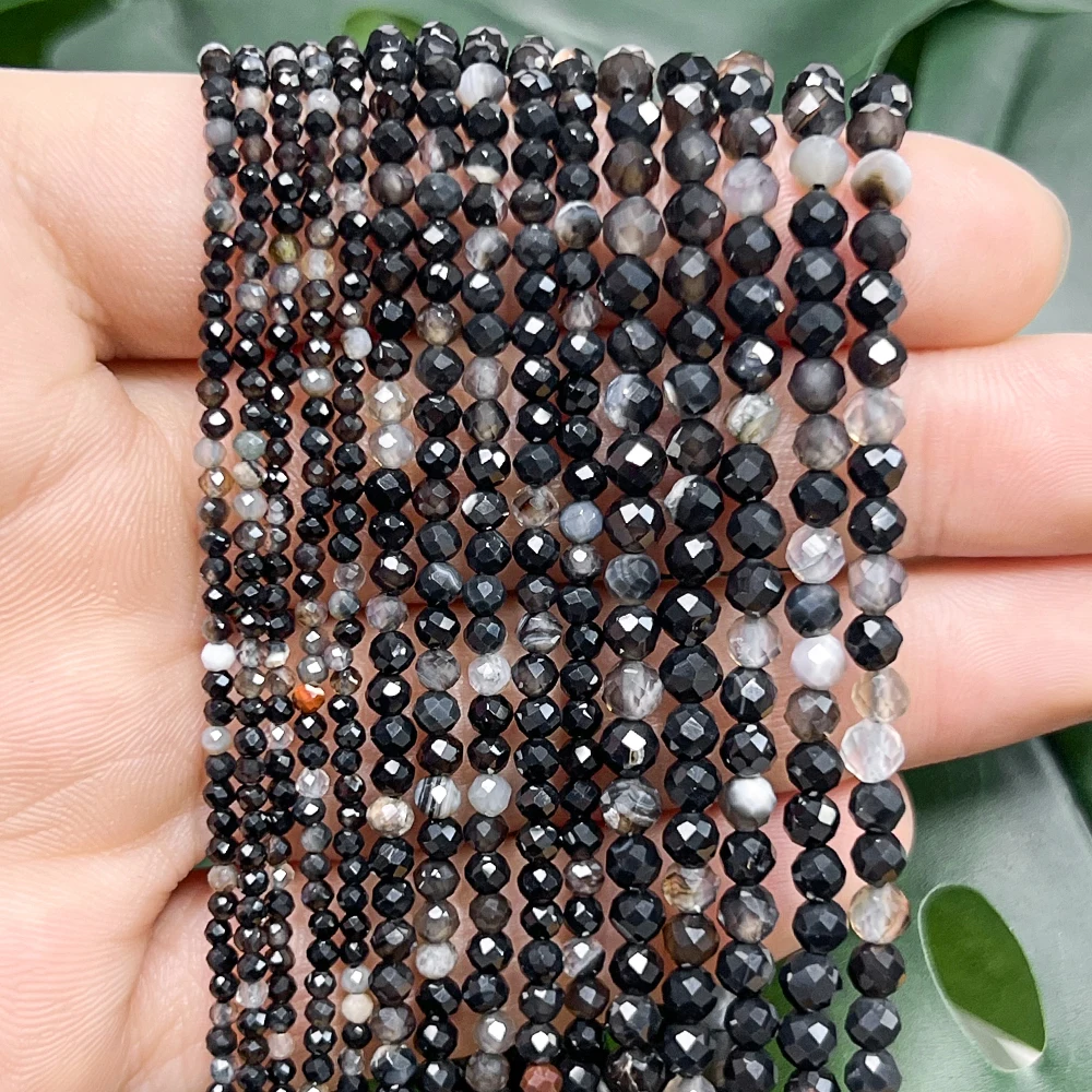 2/3/4Mm Faceted Bla…