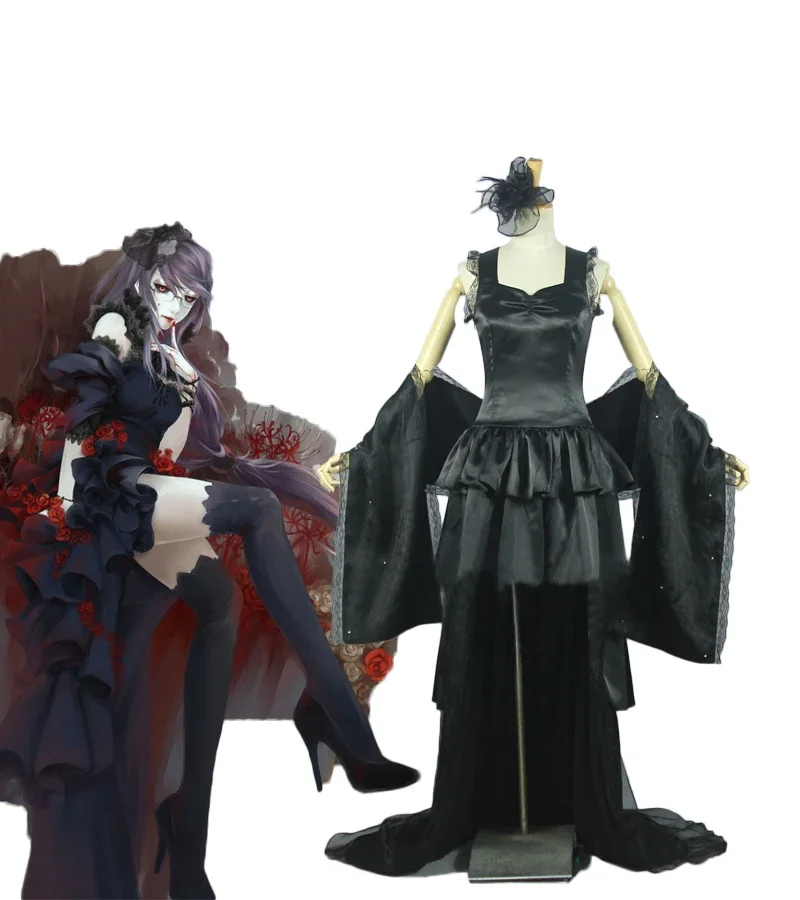 

Tokyo Ghoul Rize Kamishiro Black Dress cosplay Costume Tailor Made