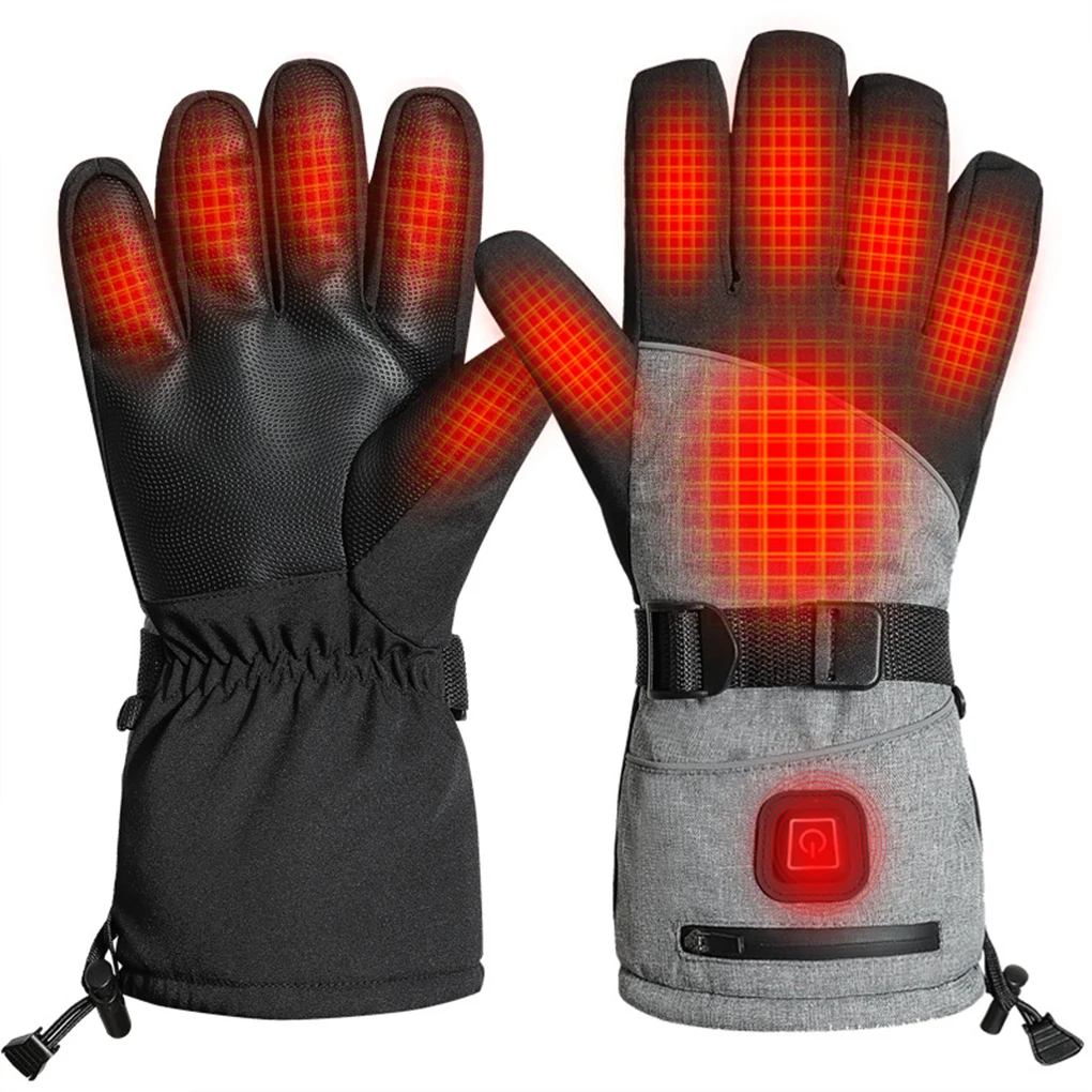 Stay Rechargeable Hand Rechargeable Warmers Rechargeable Thermal Gloves Protection For Motorcycle Rechargeable black