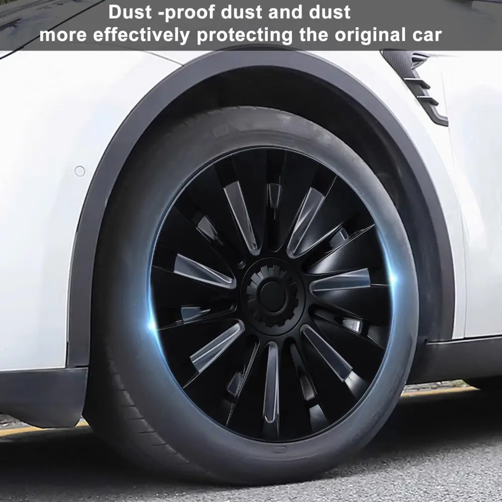 Suitable For Tesla Wheel Cover Model Y Wheel Cover All Inclusive Protective Ring 19 Inch Modification