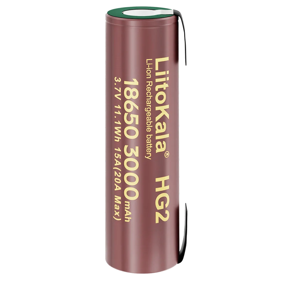 Liitokala hot hg2 18650 3000mah high power rechargeable battery power high discharge, 30a big current + diy nicke