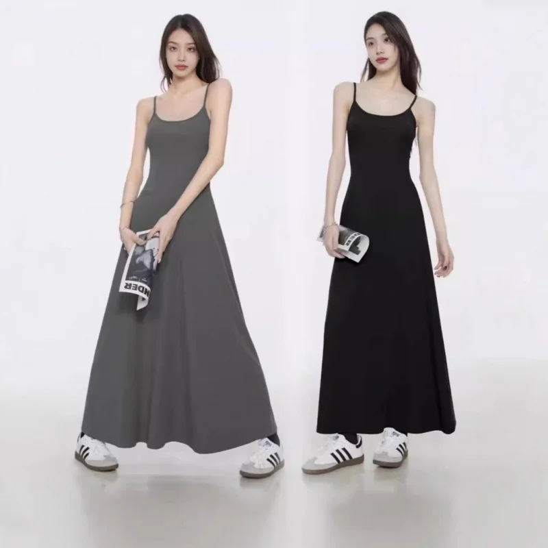 

Sweet And Spicy Girl Sleeveless Waist Cinched Backless Camisole Dress, Summer Pure Temperament Fish Tail Wrapped Skirt