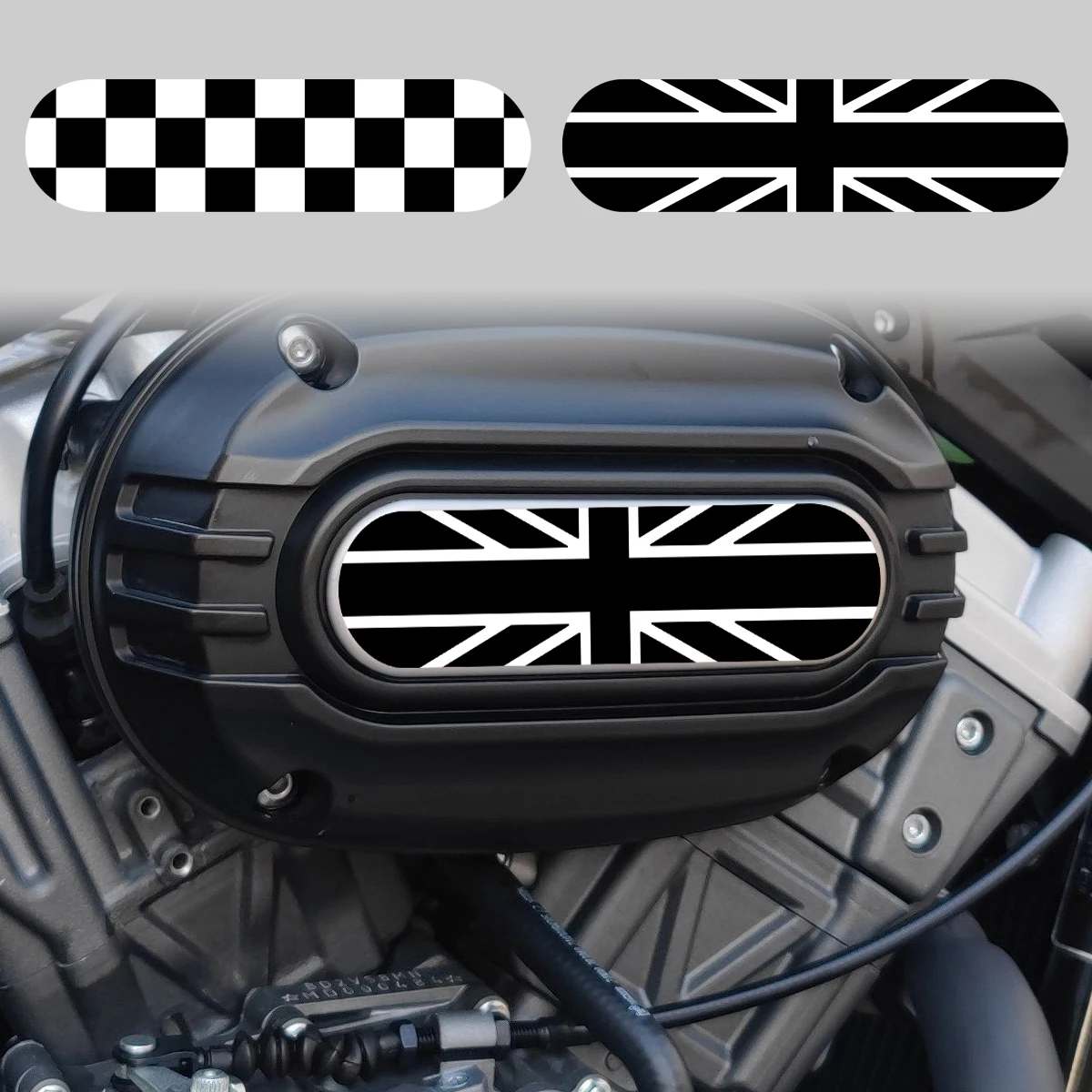 

For Benda Rock 300 Chinchilla Reflective Motorcycle Stickers Moto Air Filter Fuel Tank Body Vinyl Decoration Accessories Decals