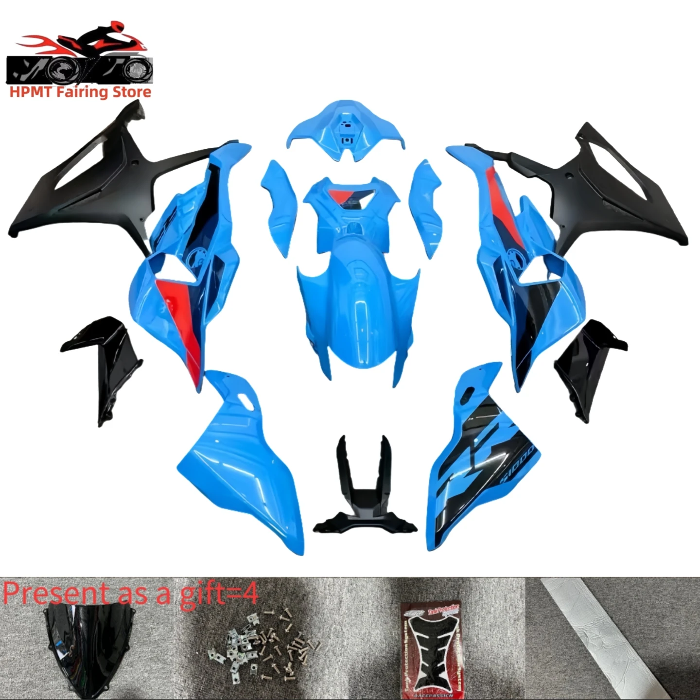 

Новый комплект обтекателей для мотоцикла из АБС-пластика, подходит для BMW S1000RR 2025 S1000RR M1000RR 2025, полный комплект обтекателей для кузова