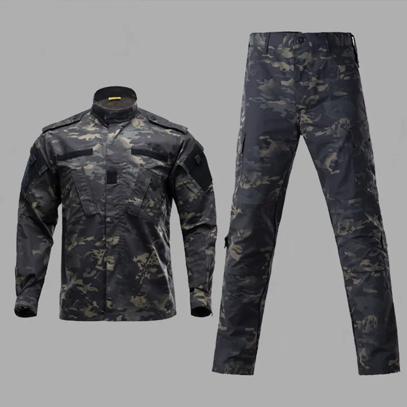 Outdoor Tactical Camouflage 2025 Set Quick Drying Breathable Wear-resistant Sweat Wicking Work Set Cycling Hiking Training Kit