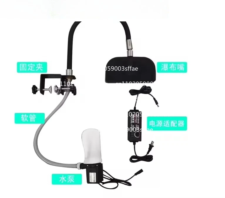 Head therapy water circulation waterfall, traditional Chinese medicine hair care instrument, shampoo and hair care