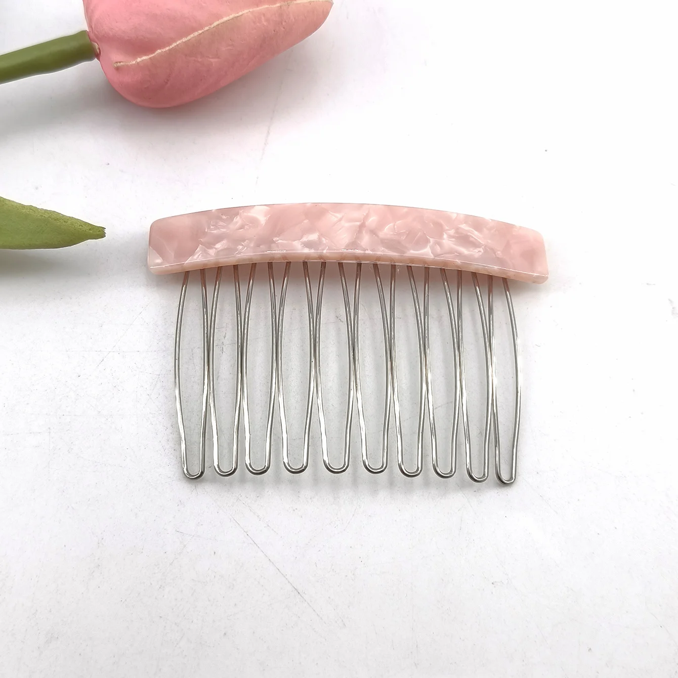 1/2 Stück Mittelgroßer 10-Zahn-Haarkamm-Clip für Damen, Haarstyling-Haarnadeln, Kopfschmuck, Schmuck, Pony- und Haarsträhnen-Kamm-Clip, Geschenke – Detail 18