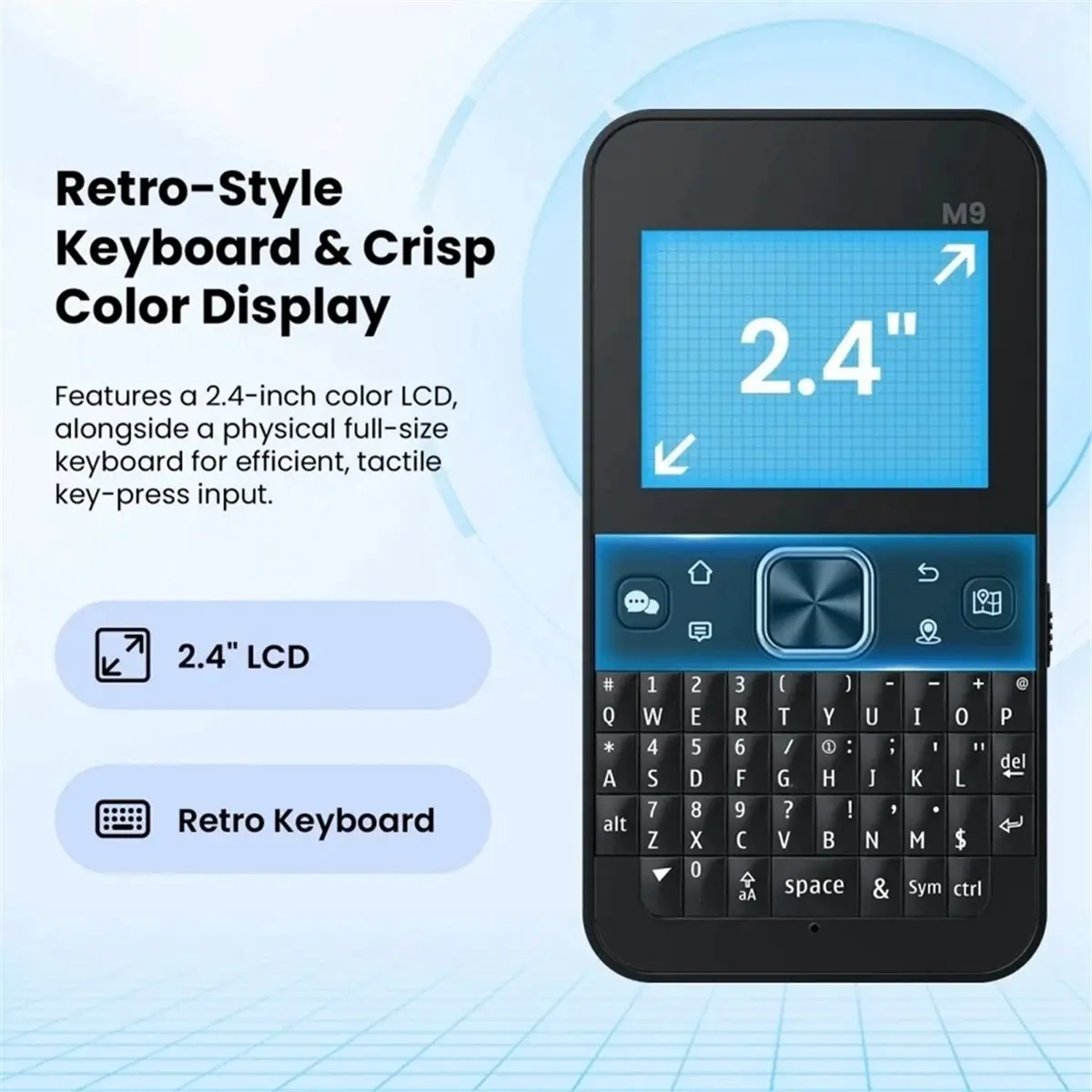 ThinkNode M9 MeshCore Communication Terminal - Dual-Core with Keyboard 2.4
