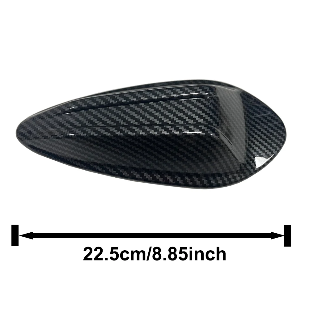 For BMW G20 G21 3 Series M3 G80 G22 G42 2023-2024 Car Roof Shark Fin Antenna Cover ABS Carbon Pattern Exterior Trim Decoration