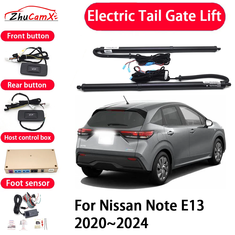 ZhuCamX Car Automatic Electric Tail Gate Lift Tailgate Assist System for Nissan Note E13 2020~2024
