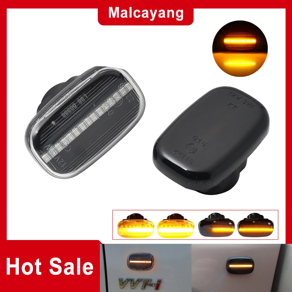 Para Lexus GS 300 JSZ147 V300 Aristo Jzs160 Jzs161 1993-1997 Toyota Corolla Celica Caldina Camry luces LED de señal de giro dinámicas