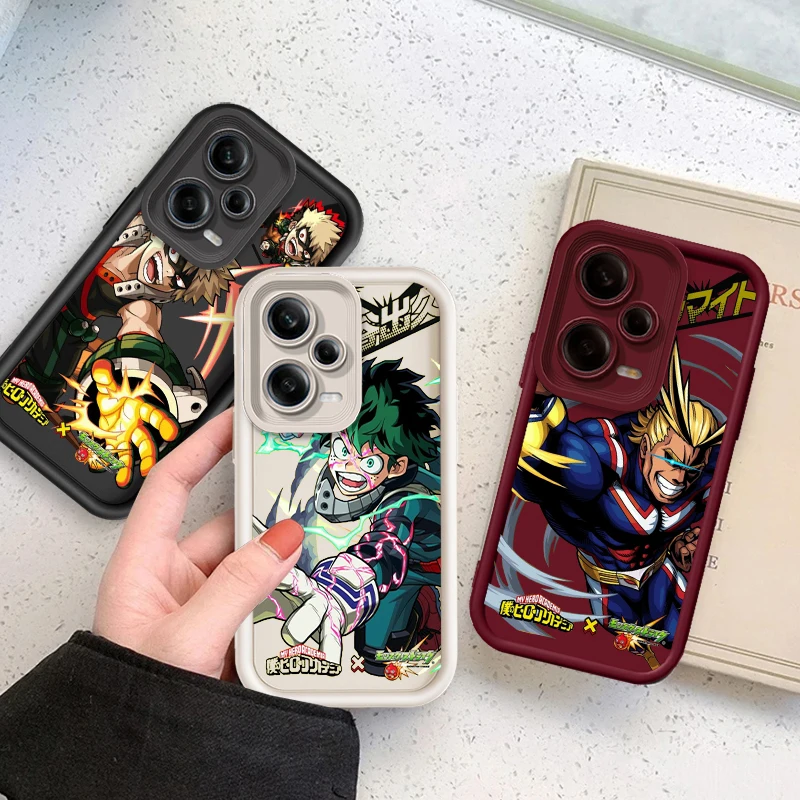 

M-My Hero Academia Art Anime Eye Ladder For Xiaomi Redmi Note 13 12 12C 11 11S 10 10C 10A 9C 9A Pro 5G Back Phone Case