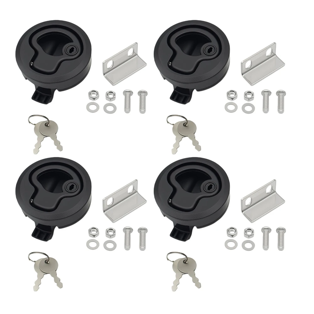 Push Lock for RV Campervan and Yacht Interiors Compatible with Cabinets Drawers Furniture and Interior Door Assemblies
