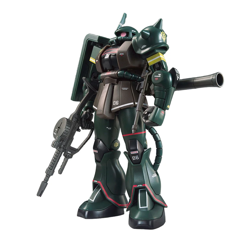 Bandai Gundam Model Kit Anime Figure HG MS-06 Zaku 2 21st Century Real Type Ver Genuine Anime Original Action Figure Model Toy