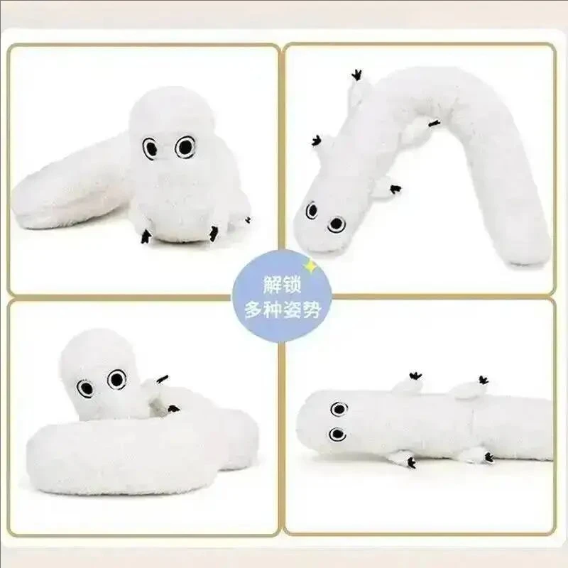 Witch Hat Atelier Fudeworm Plush Toys Fluffy Shapeable Cute Stuffed Toys Anime Brush Buddy Dolls Fans Birthday Gifts Collection