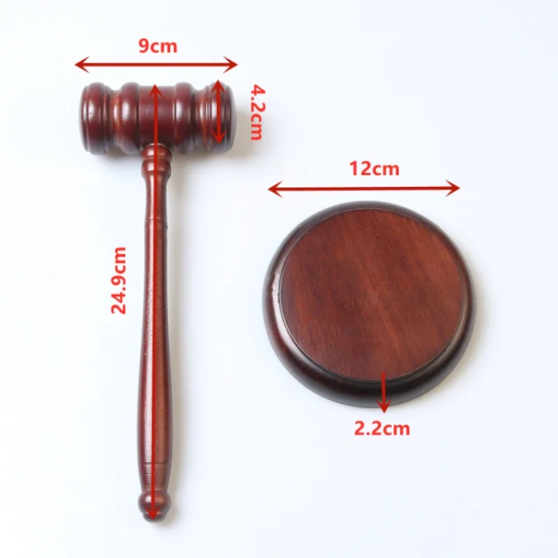 1 Pcs Attorney Decorative Hammer Judge Hammer Wooden Multitool Small Hammer Birthday Gift Christmas Toy Base