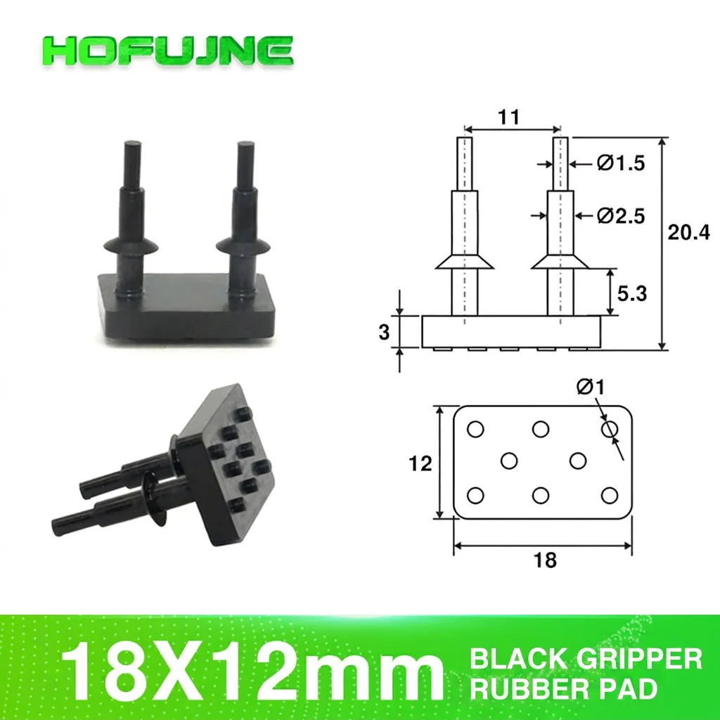 FBJD Bag Clamp Rubber Pad Silicone NBR Gripper Cushion Gasket for Premade Pouch Packing Machine Pneumatic Packaging Parts