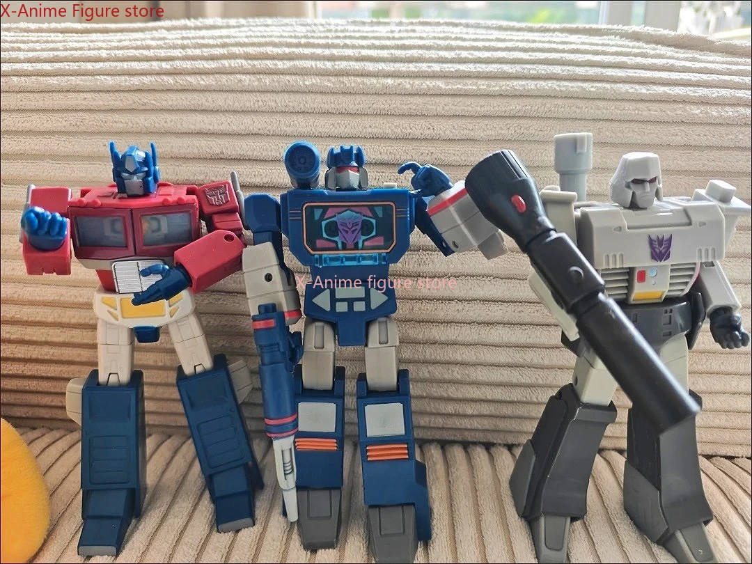 متوفر في المخزون ألعاب محولات هاسبرو R.E.D. سلسلة روبوت بتصميم معزز G1 OP Soundwave Megatron هدية شخصية الحركة غير المتحولة