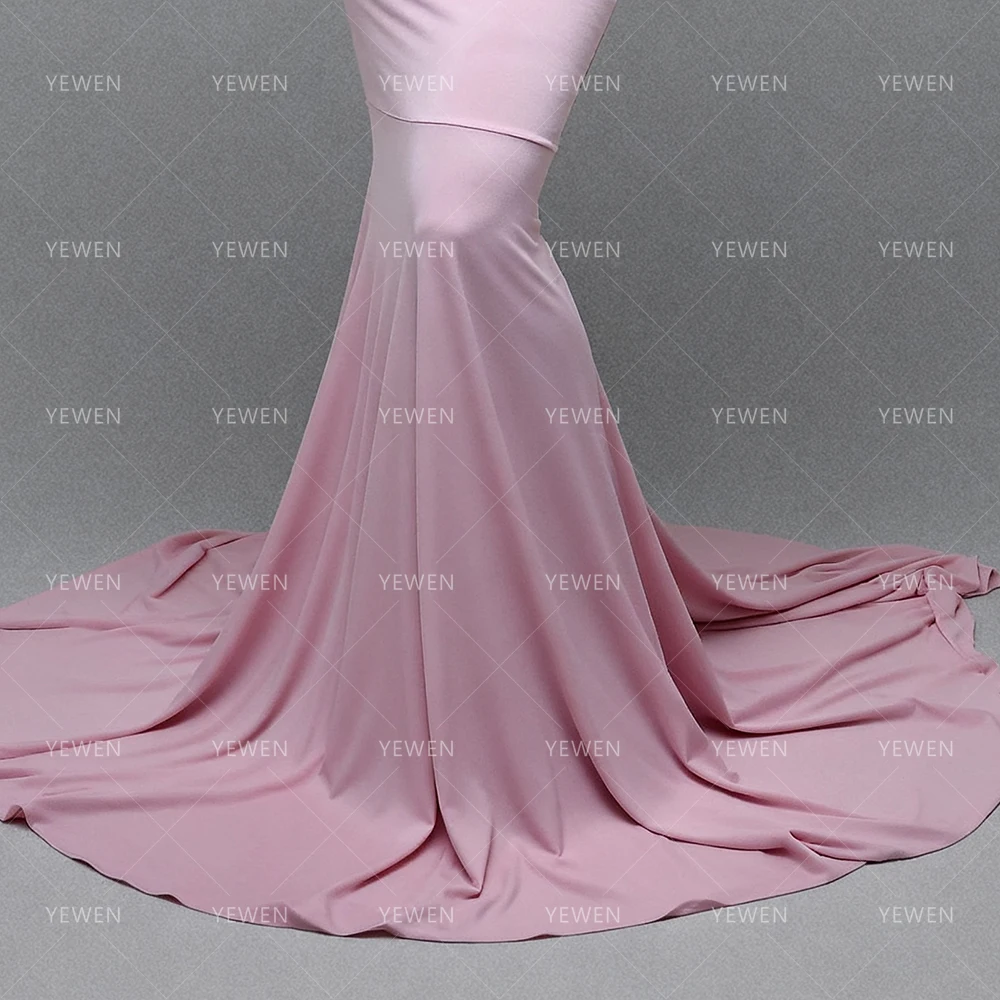 Baby Shower Dress Woman Pink Ruffled Tulle Overlay Long Sleeve Dress for Pregnant Women Maternity Clothing Pregnancy YW2603172D view 5