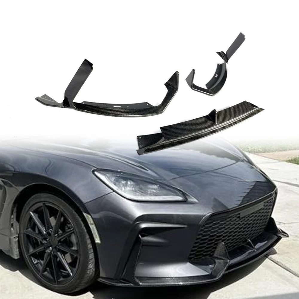 

Carbon Fiber Front Bumper Lip Factory Direct Custom Spoiler Splitter for GR86 ZN8 2022 2023 2024 3PCS