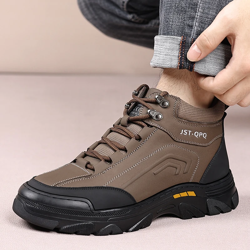 

New Men's Safety Shoes, Puncture Resistant Work Shoes, Men's Protective Shoes, Wear-resistant Work Boots Tactical Boots