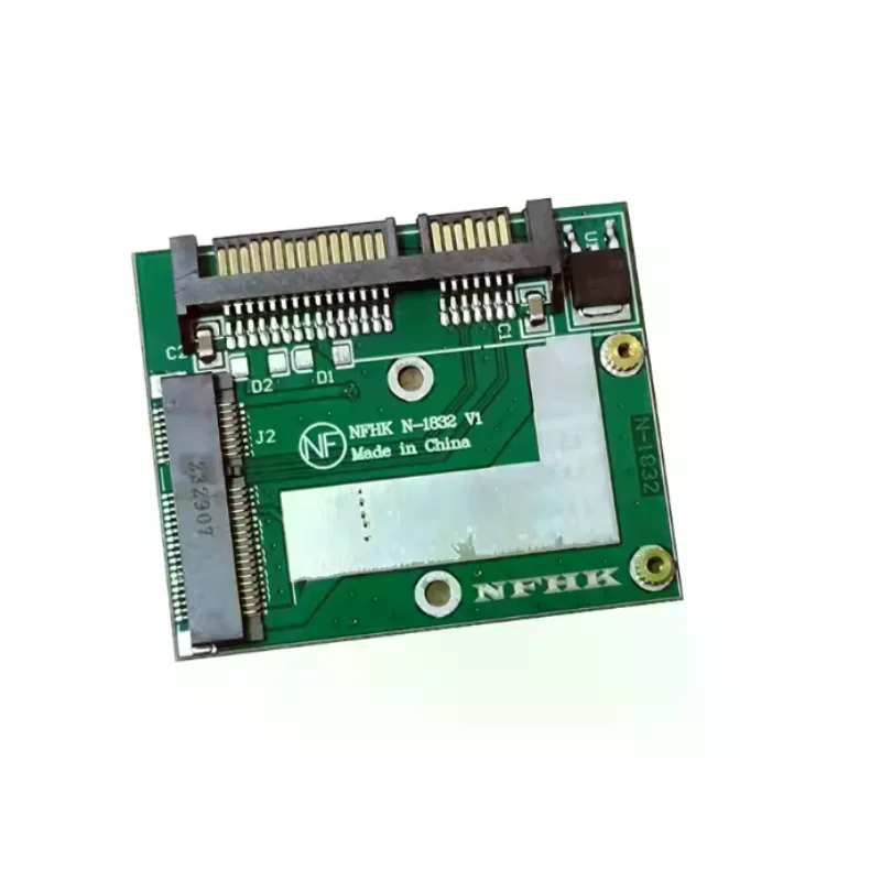 MSATA SSD إلى 2.5 ''SATA 6.0gps محول محول بطاقة وحدة مجلس صغير pcie ssd