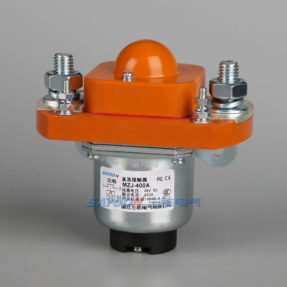 MZJ-400A DC Contactor DC 6V 12V 24V 36V 48V 60V 72V 84V