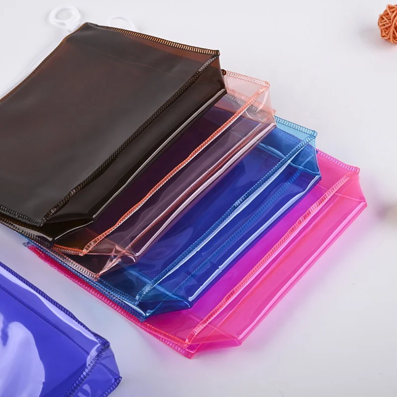 Pochettes à cosmétiques en PVC transparent avec logo personnalisé, trousse de maquillage, trousse de toilette de voyage avec fermeture éclair, grand stock, mélange de quantité, accepter