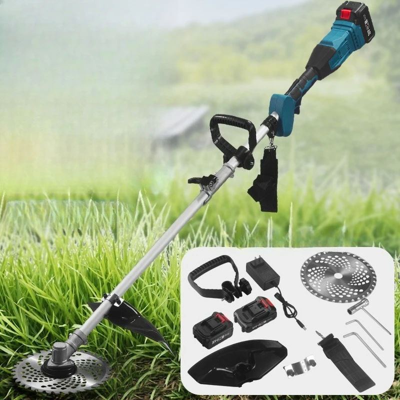 Garden Multifunctional Lawn Mower Household Wireless Electric Lawn Mower Portable Garden Lawn Mower