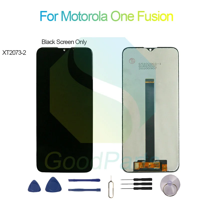 For Motorola One Fusion Screen Display Replacement 1600*720 XT2073-2 Moto One Fusion LCD Touch Digitizer