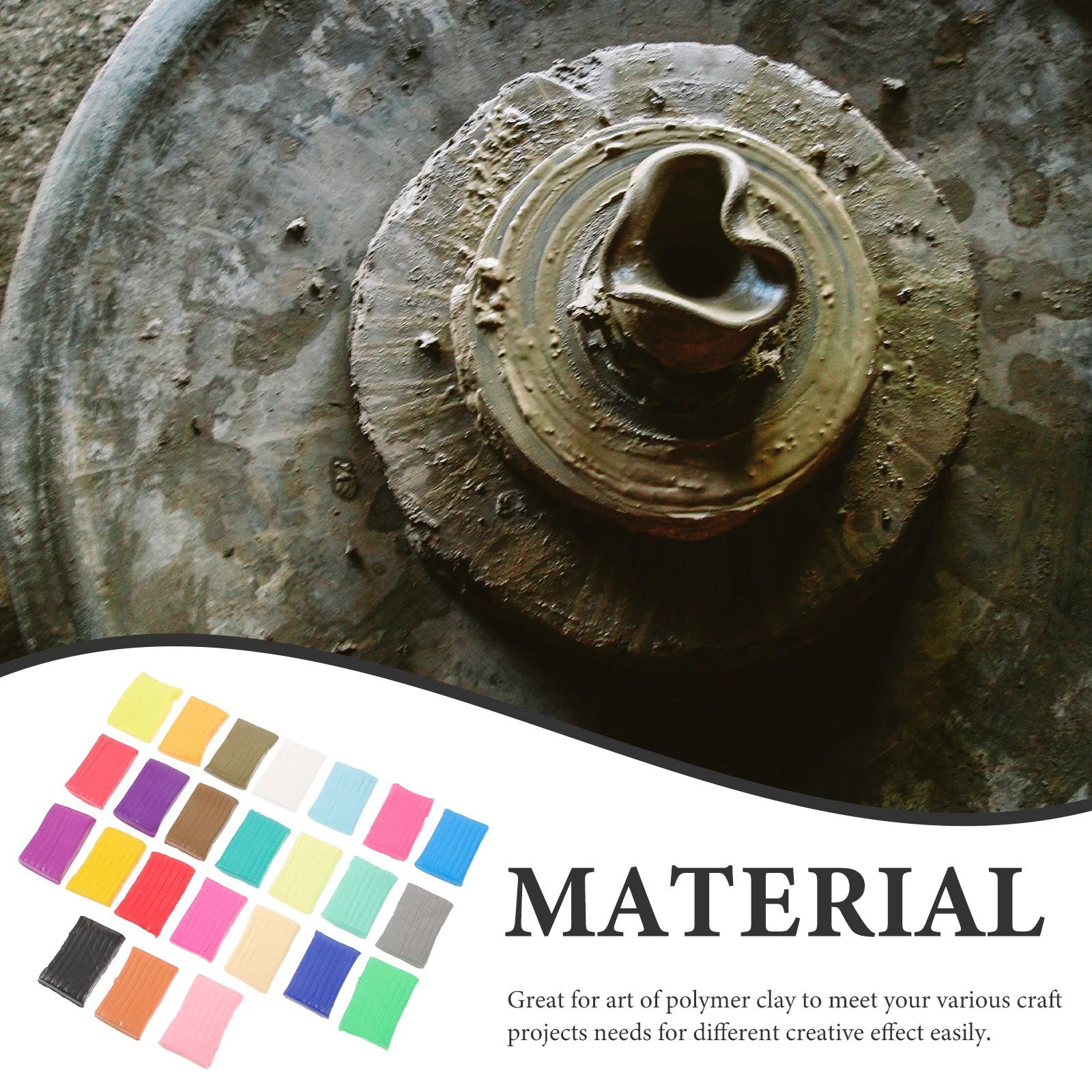 Zestaw do modelowania z gliny polimerowej, miękka glina, narzędzia do rzeźbienia, trwałe, łatwe w czyszczeniu, materiały do majsterkowania, kolorowe narzędzia do rzeźbienia, zestaw do tworzenia biżuterii