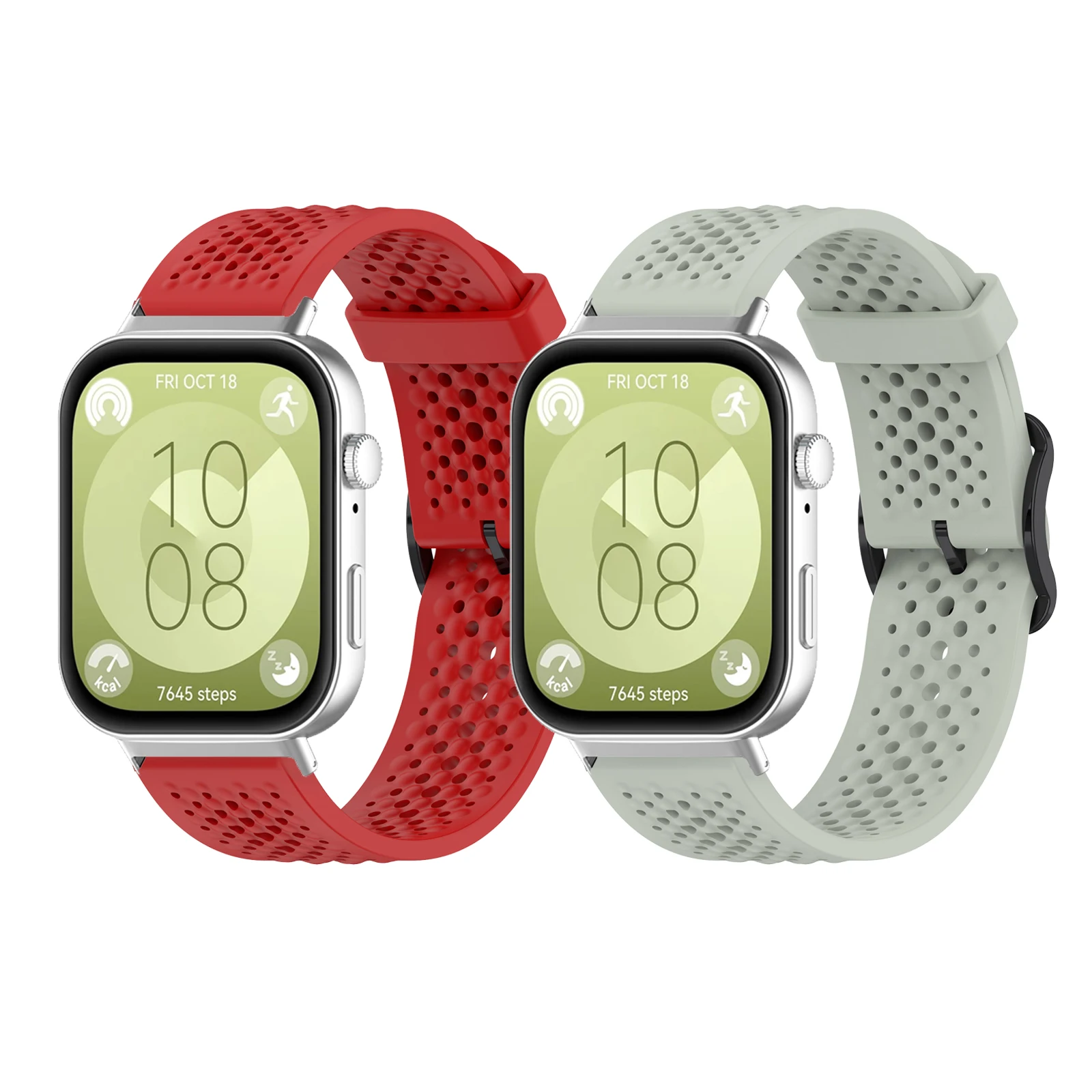 Модный силиконовый ремешок с двойной пряжкой для часов Huawei Fit/Fit2/Fit3/Fit New/Fit SE Special Edition/Fit 2 3, с разъемом