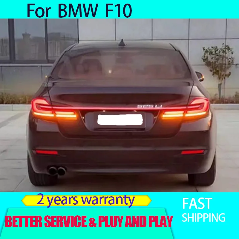 Car Styling for BMW F10 Tail Lights 2011-2018 F10 Taillights BMW 5 series Tail Lights LED DRL Dynamic Turn Signal