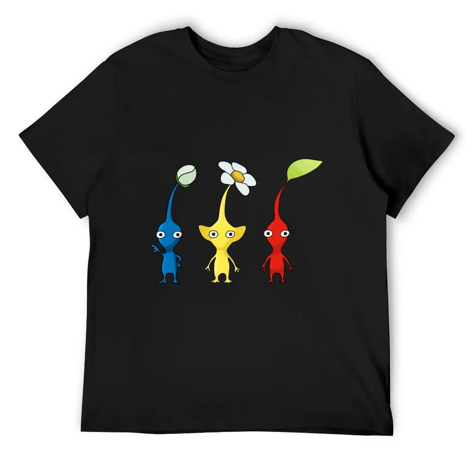 

Blue, Yellow and Red Pikmin Set T-Shirt anime stuff anime rapper graphic tees Luxury man mens graphic t-shirts funny