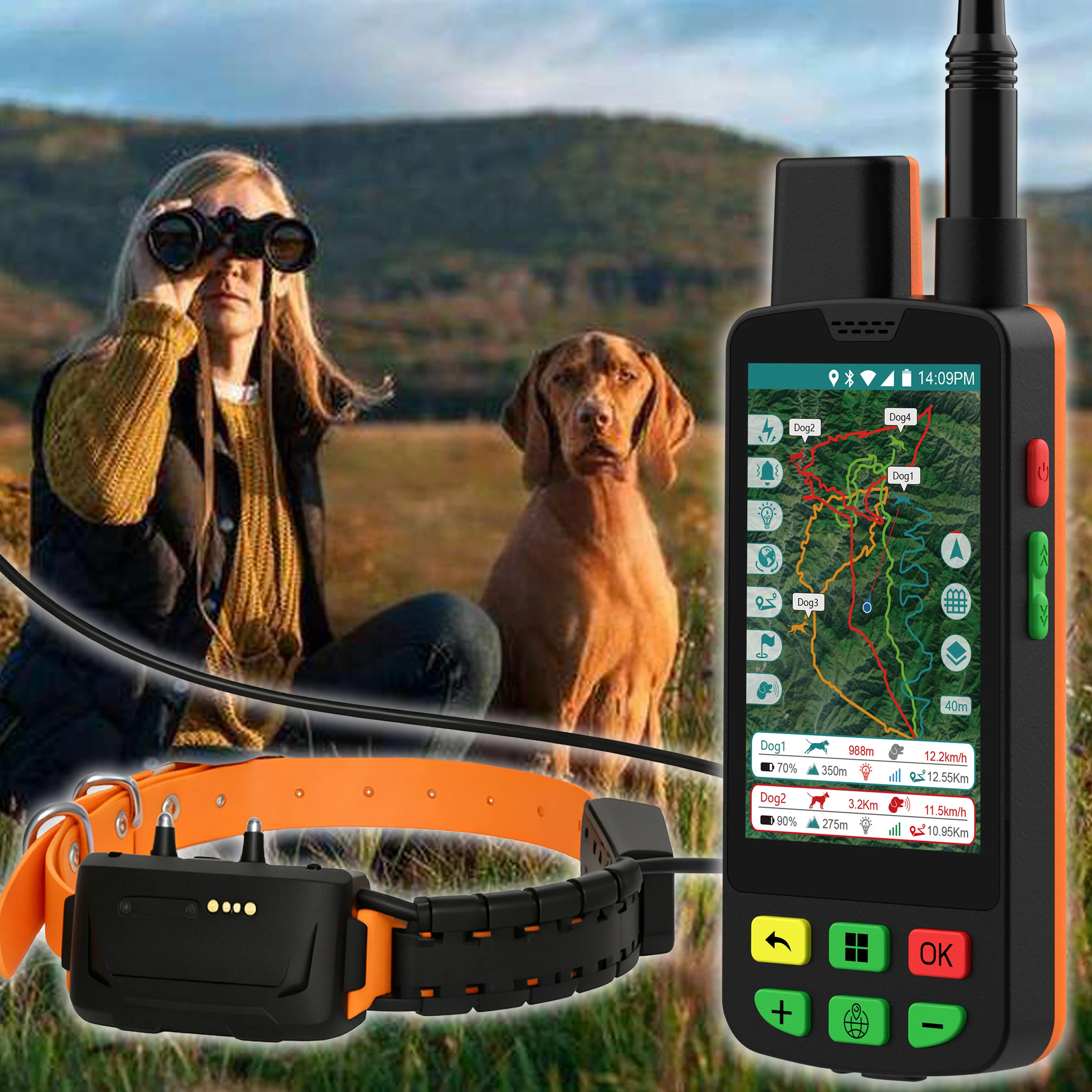 ESEEK Advanced Hunting Equipment Set |  Tracker & Shock Collar | Bulk Discount | New Tech