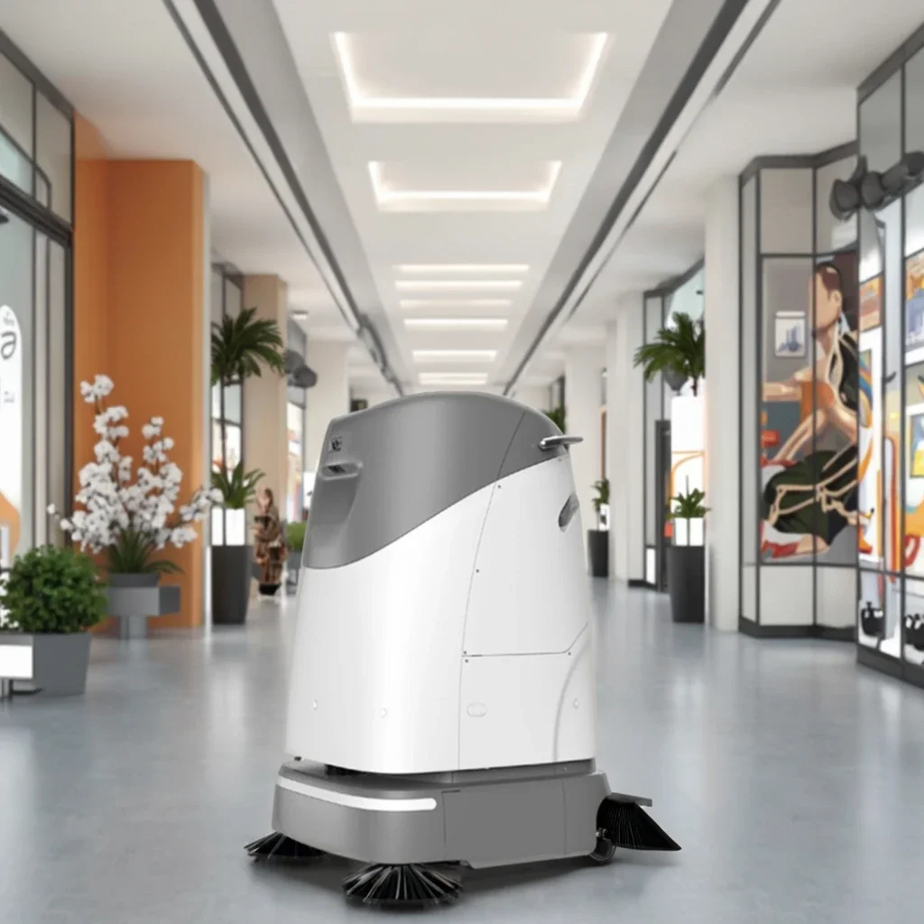 Hot Sale SC50 Intelligent Unmanned  Floor Scrubber New Commercial Electric Vacuum Mopping & Scrubber Sweeping Cleaner