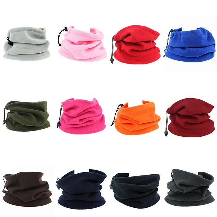 Polar Fleece Neck Tube Schal Winter Ohrwärmer Angeln Skating Laufen Sport Schal Verstellbarer Halskragen Halstuch Radfahren Er – Detail 4
