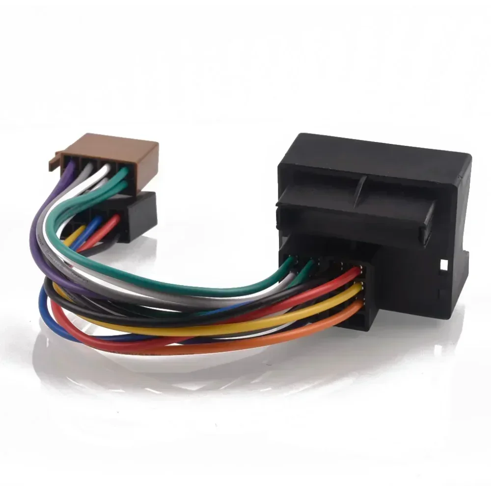 For Transit Fusion Kuga Mondeo S-Max C-Max Black Car Radio ISO Adapter Switch Cable Connector Car accessories