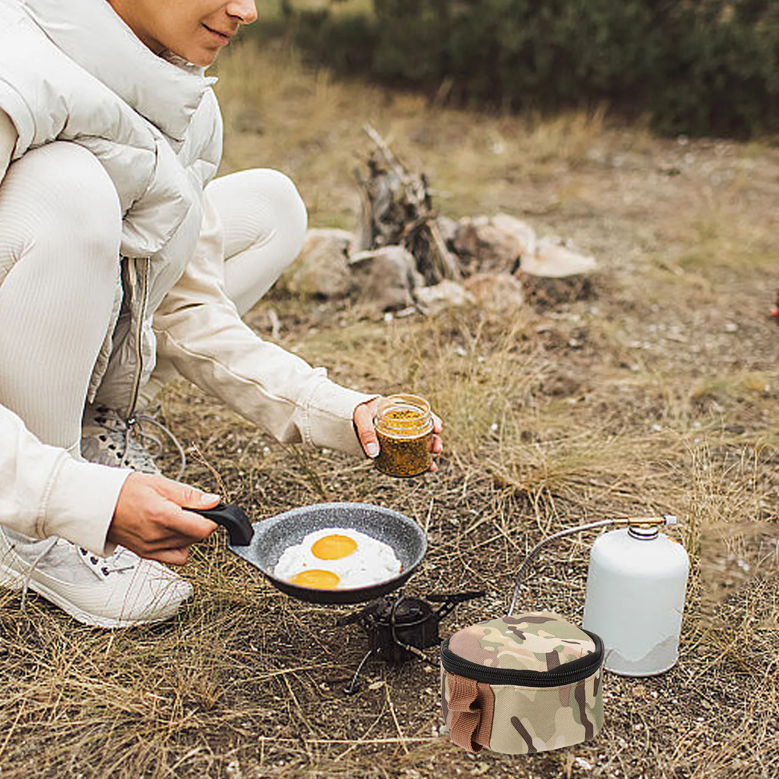 

Gas Cylinder Cover Tank Propane Protective Sleeve Camping Accessories Lightweight Portable Outdoor Insulation Storage Bag For