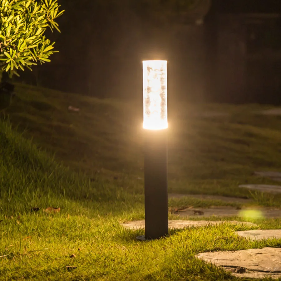 30/50CM Acrylic Bubble LED Garden Lawn Lamp Waterproof Modern Gate Pillar Light Outdoor Villa Courtyard Landscape Bollards Light